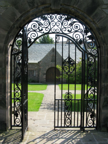 Cast Iron Garden Gate or a Great Door for Wine Cellar Beautiful Scrolled Design
